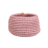 Round basket - pink