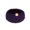 Round basket - purple